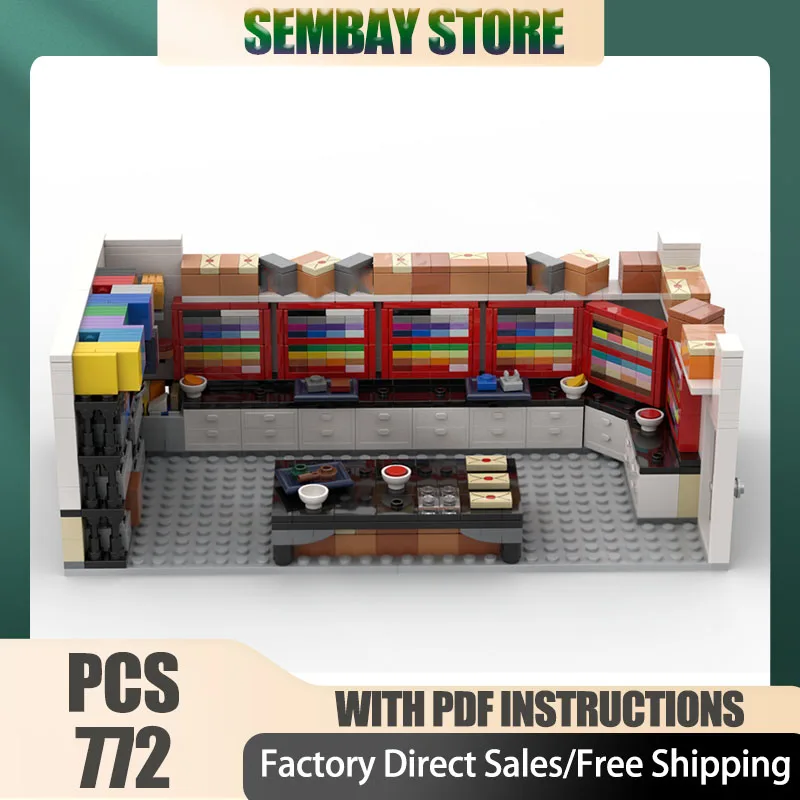 

Модульная городская модель здания Moc Building Brick Модульная модель кирпичной ямы Технологические блоки Рождественская игрушка «сделай сам» Строительный подарок