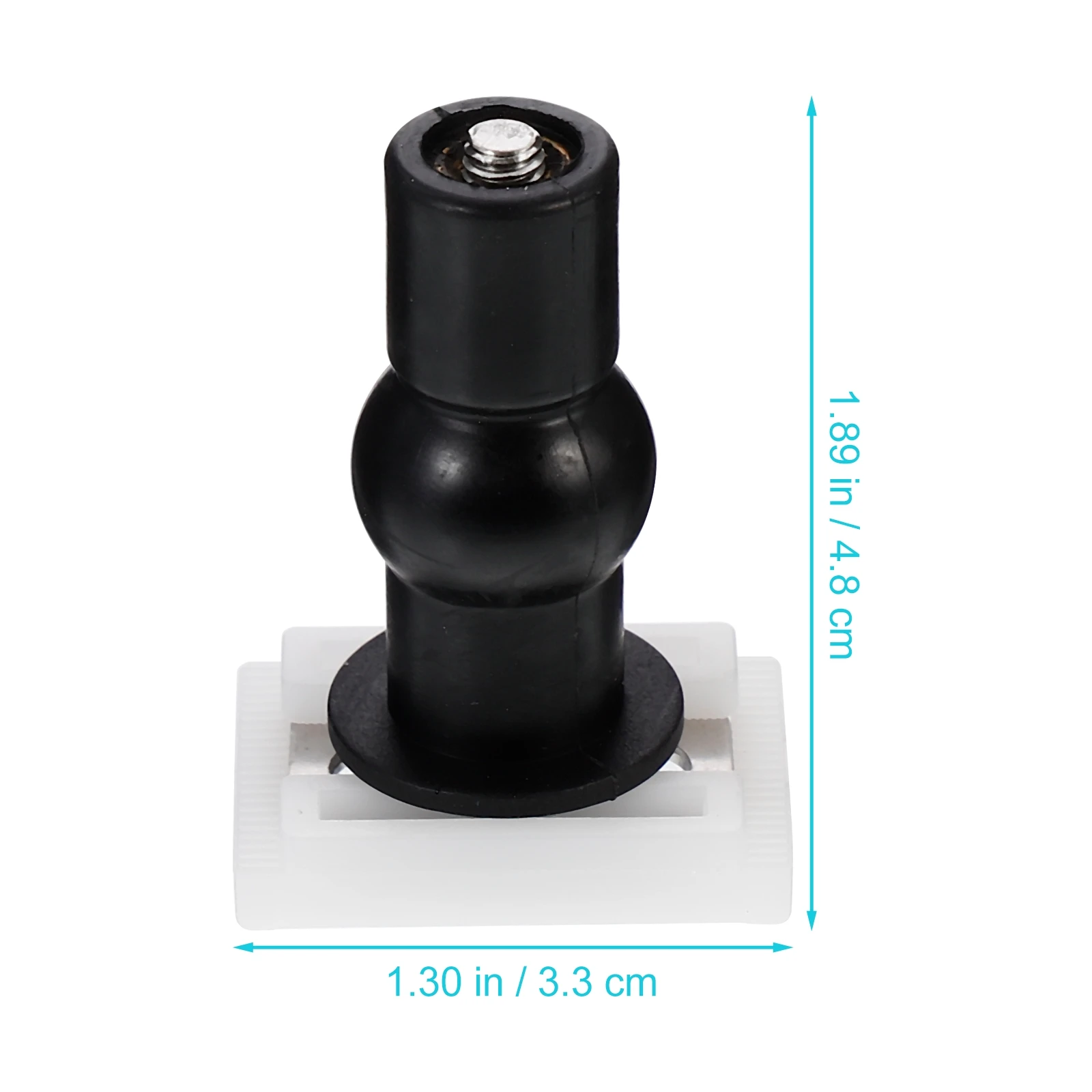 

4Pcs Toilet Cover Hinge Strong Zinc Alloy Build Secure Fast Install for Various Toilet Styles Home Bathroom Replacement Parts