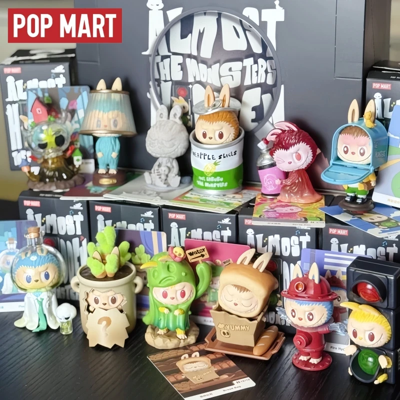 

Лидер продаж, оригинальные товары Popmart Labubu Can't See My Serie, слепая коробка-сюрприз, модные игрушечные фигурки, украшения, подарок