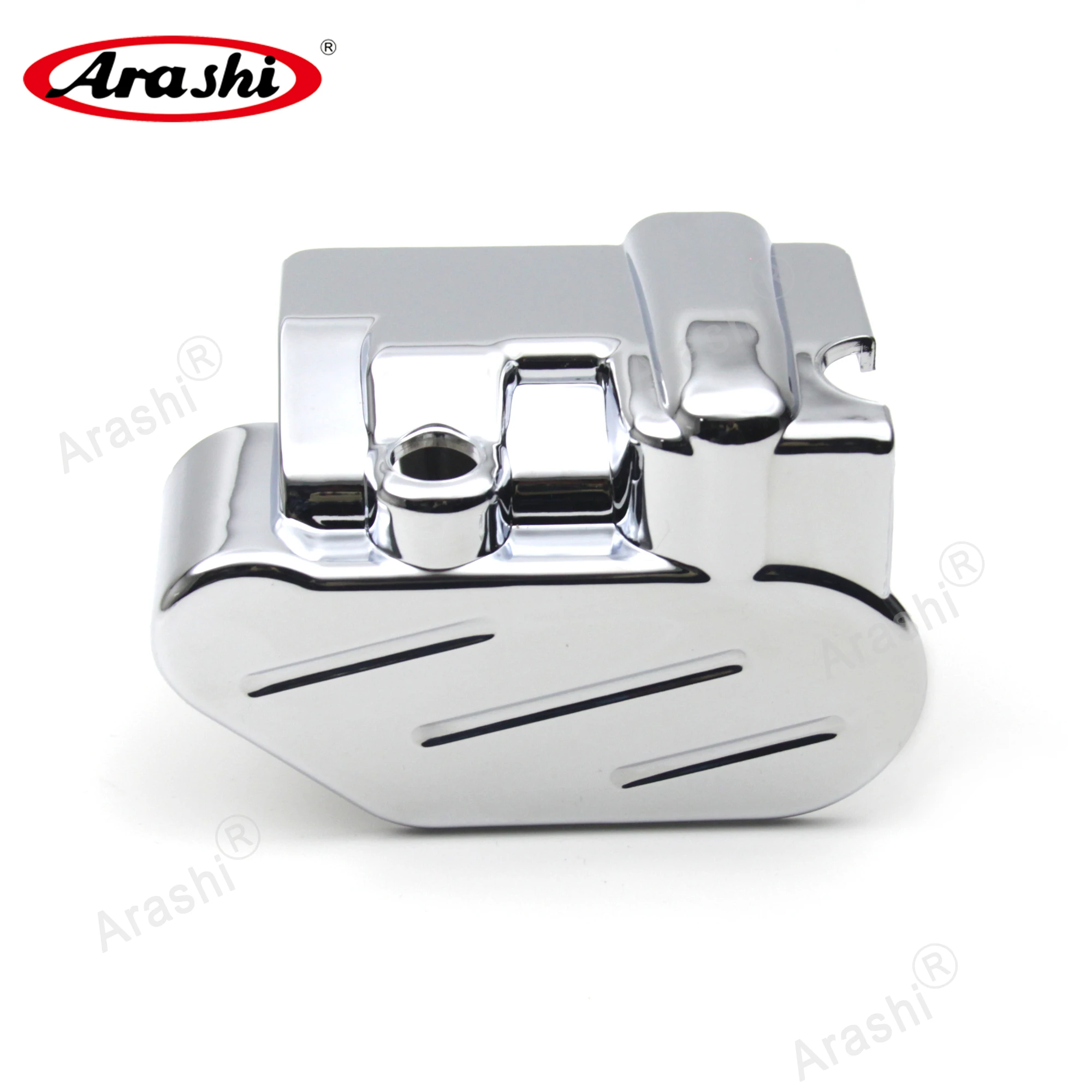 

For HONDA VTX1800 2002-2007 Motorcycle Chrome Rear Brake Caliper Case Sticker Decoration Deco Accessories SHADOW1100 VTX 1800