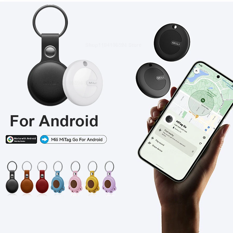 MiLi MiTag Go Android 항목 찾기 및 애완동물 위치 추적기용 GPS 블루투스 추적기는 Google과 함께 작동합니다. 내 위치 지정 AntiLoss 장치 찾기