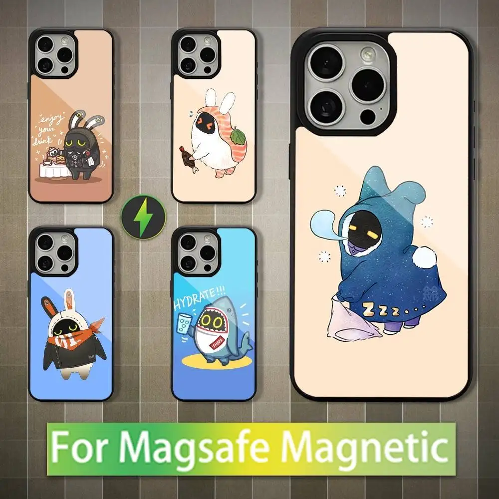 

B-Bangboo Game Z-Zero Zone Phone Case For iPhone 16,15,14,13,12,11,Pro,Max,Plus,Mini,Magsafe,Magnetic Wireless Charging Case