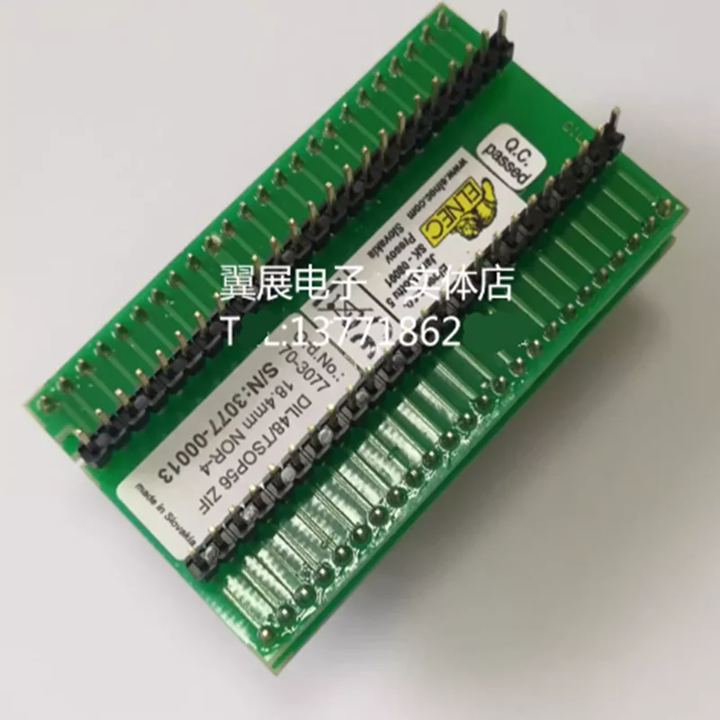 Original programming socket DIL48/TSOP56 ZIF 18.4mm NOR-4 (Ord. no. 70-3077) Electronic R&D, maintenance, and mass programming