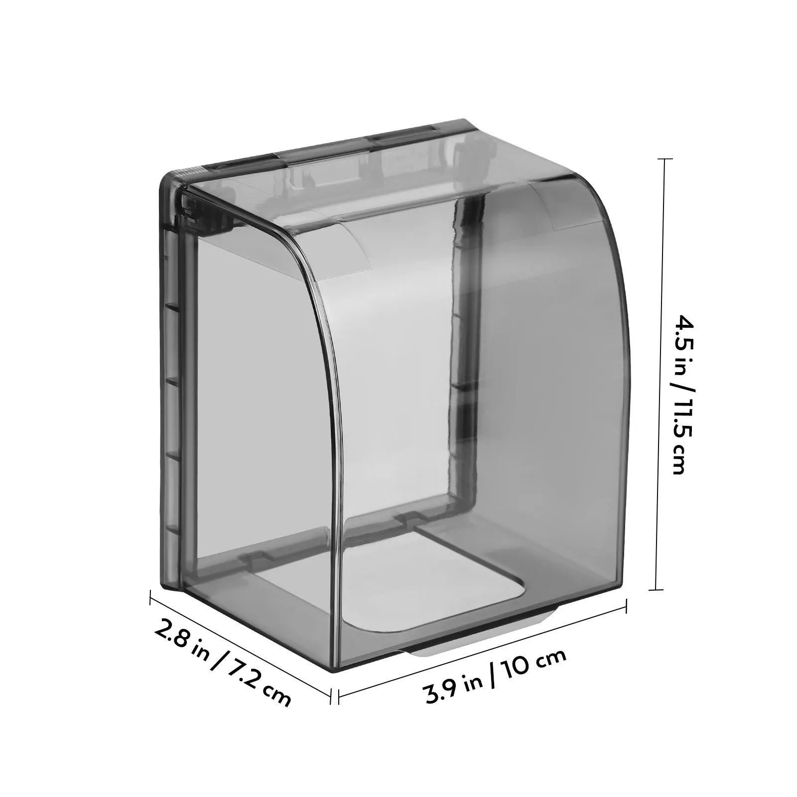 غطاء مخرج مقاوم للماء واقي مقبس بلاستيكي شفاف لمفاتيح 86 نوعًا لأغطية مخرج أمان الحمام والمكتب المنزلي