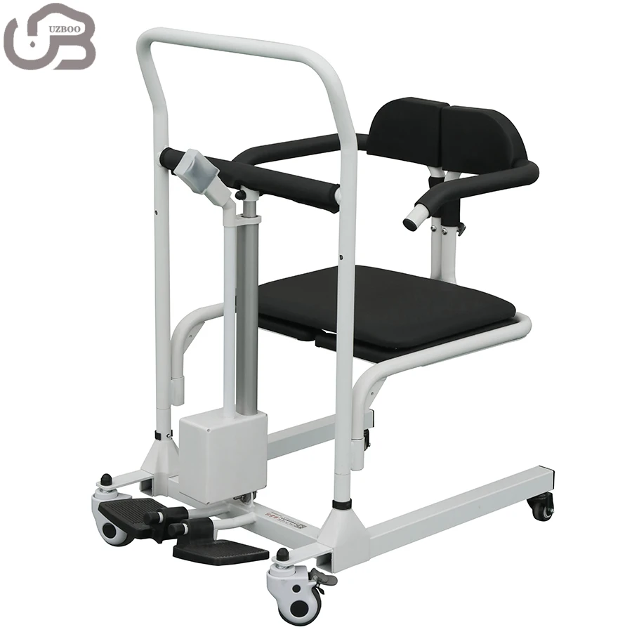 UZYW-01 Low Price Good Quality Patient Lift Transfer Chair Commode Chair With Bedpan