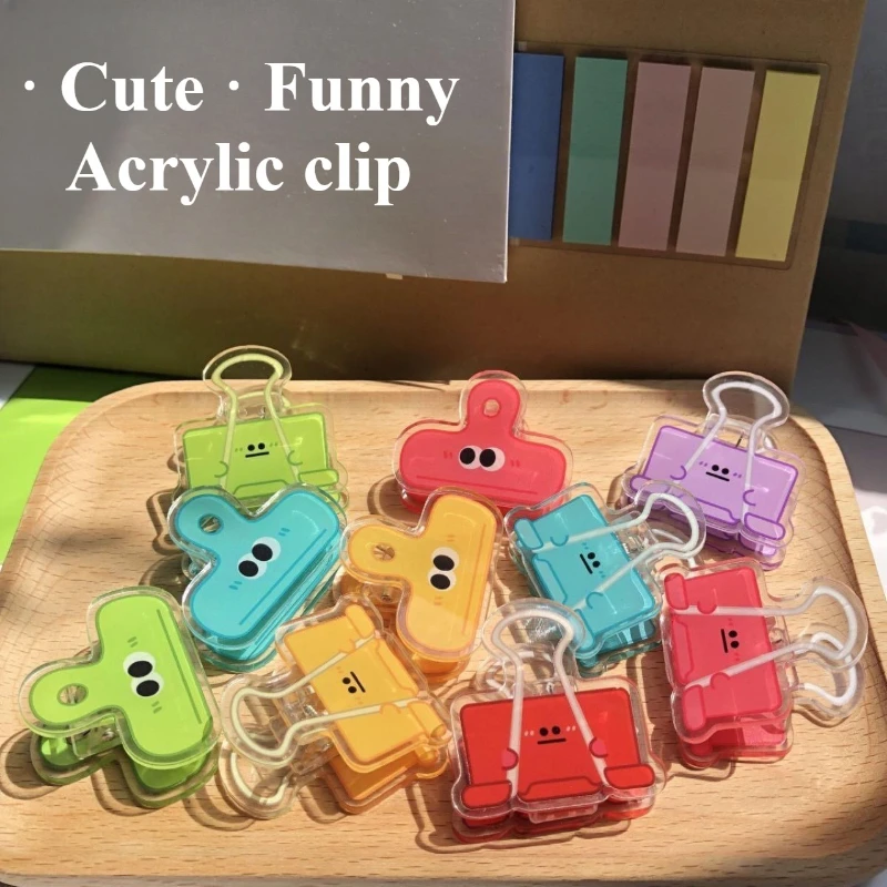 Home Decor Emoji - 5 Stück/Set Niedliche Acryl-Clips Lustige Augen-Emoji