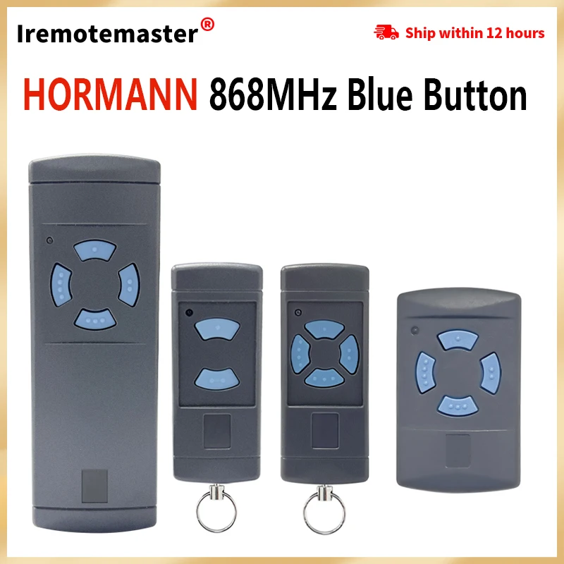 Clone HORMANN Remote Control 868 HSM2 HSM4 868mhz for Garage Gate Door HS1 HS2 HS4 HSE2 HSE4 868.3MHz Hand Transmitter