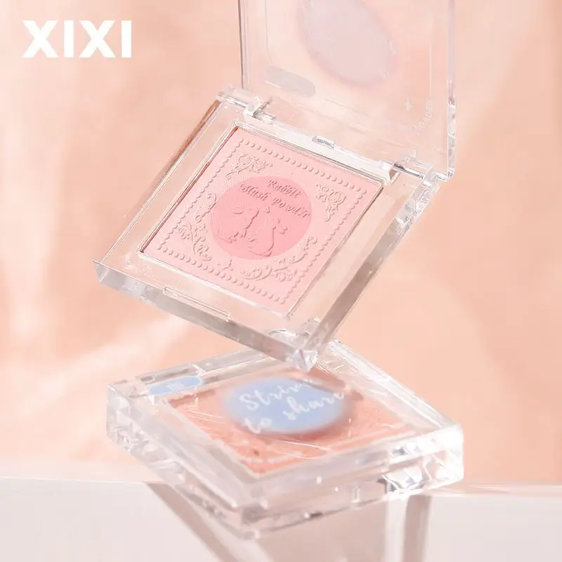 XIghts-Blush sandwich bicolore, document naturel, faible saturation, nu coréen, vent pur, nouvelle plaque de blush, 256