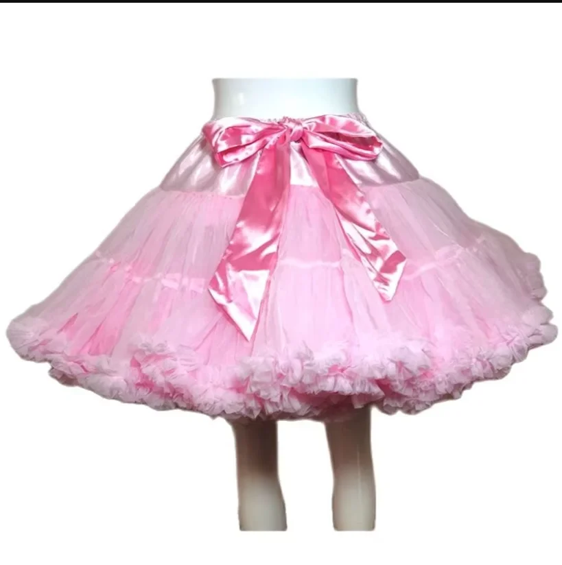 

Adult Pink Girly Fluffy Underskirt Sexy Baby Girl Costume Japanese Maid Role-playing Gothic Custom Multi-color Skirt for Adults