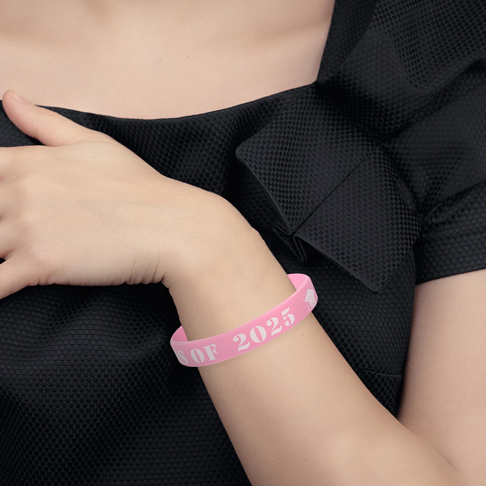 

25 Pcs Graduation Bracelet Silicone Bracelets Sports Wristbands for Events Silica Gel