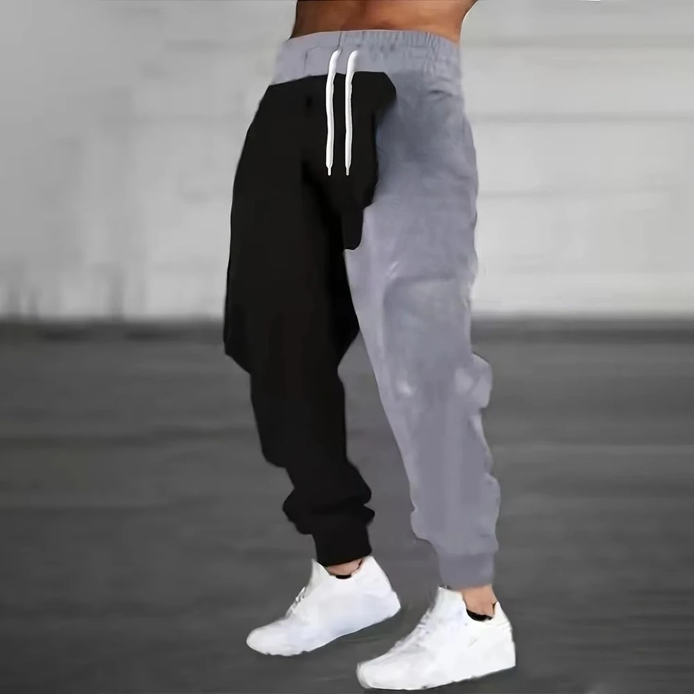 

2026 Hot Selling Fashion Gothic Style Black Gray Ink Feeling Pattern Design Short Sleeved 3D Printed Pants Large Size