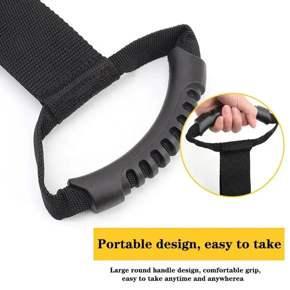 3size Black Storage Straps With Handle Extension Cord Organizer, Vacuum Hose Holder, Car Trunk Storage, Water Hose Organizer