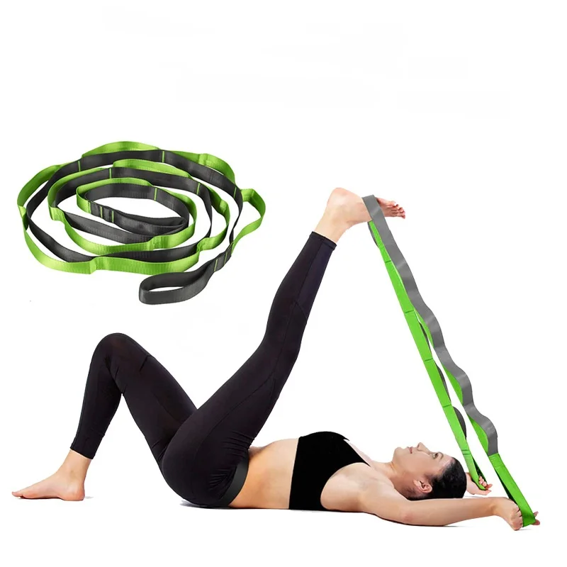 Enhance Your Flexibility! Extra Long Non-Elastic Yoga Strap for Stretching, Splits, Dance, Pilates & Physical Therapy