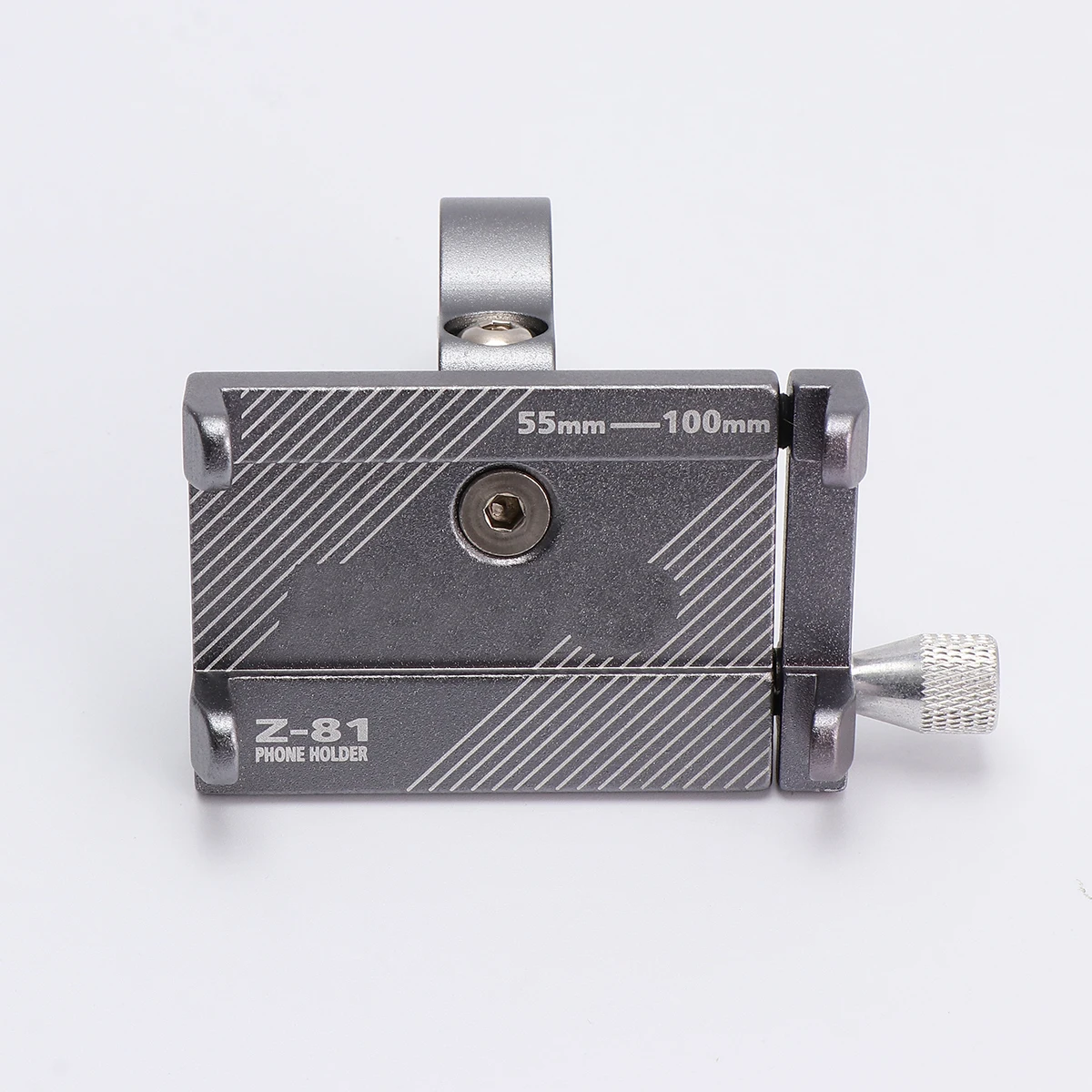 

1pc Bike Phone Holder for 318 254MM Pipe 55 100MM Phone Riding Navigation Stand Easy Install Silver Universal Bracket