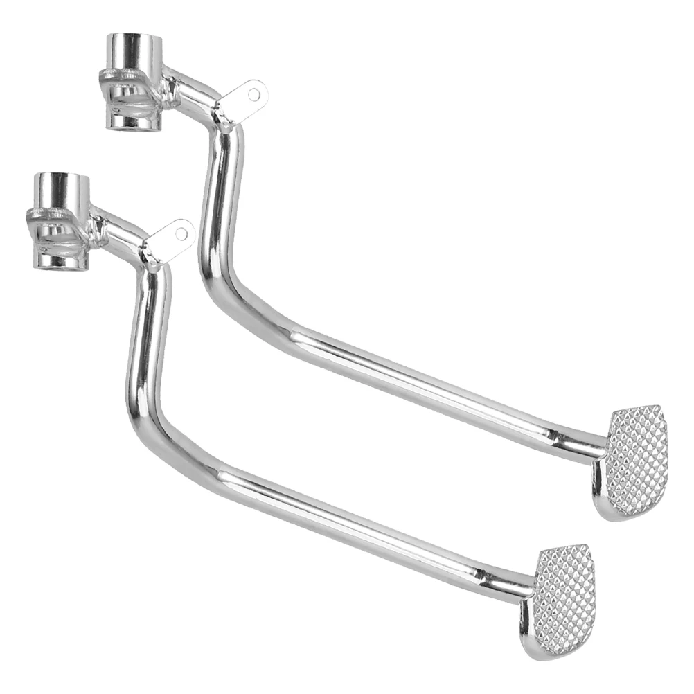 

2pcs Motorcycle Rear Brake Pedal Foot Lever Metal Durable Easy Install Universal Fit Motorbike Rear Brake Lever Safe Reliable