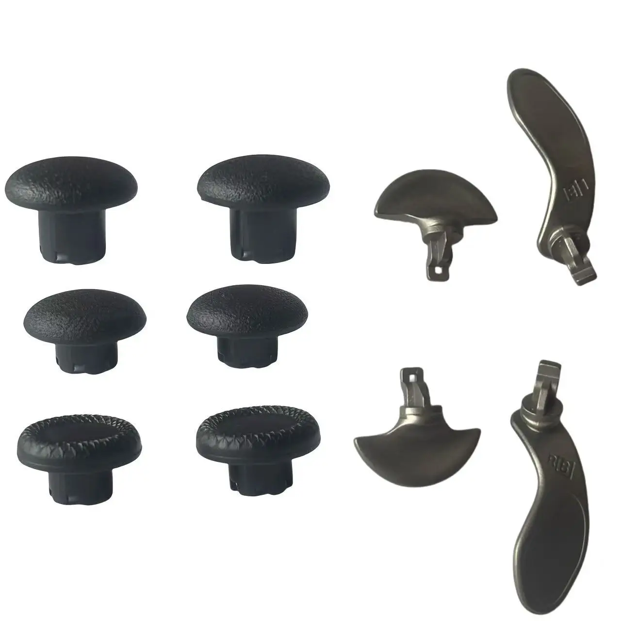 

10 Pcs High and Low Adjustable Joysticks Interchangeable Thumbstick for PS5 Edge Dualsense Controller with Metal 4 Paddles