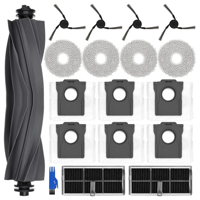 

Для робота-пылесоса Dreame X40 Ultra, основная боковая щетка, Hepa фильтр, Швабра, тканевые мешки для пыли, аксессуары