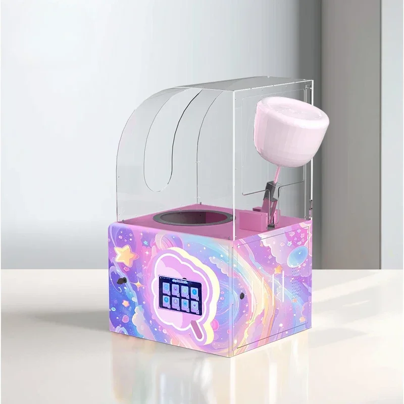 

Mini semi automatic cotton candy machine for kids