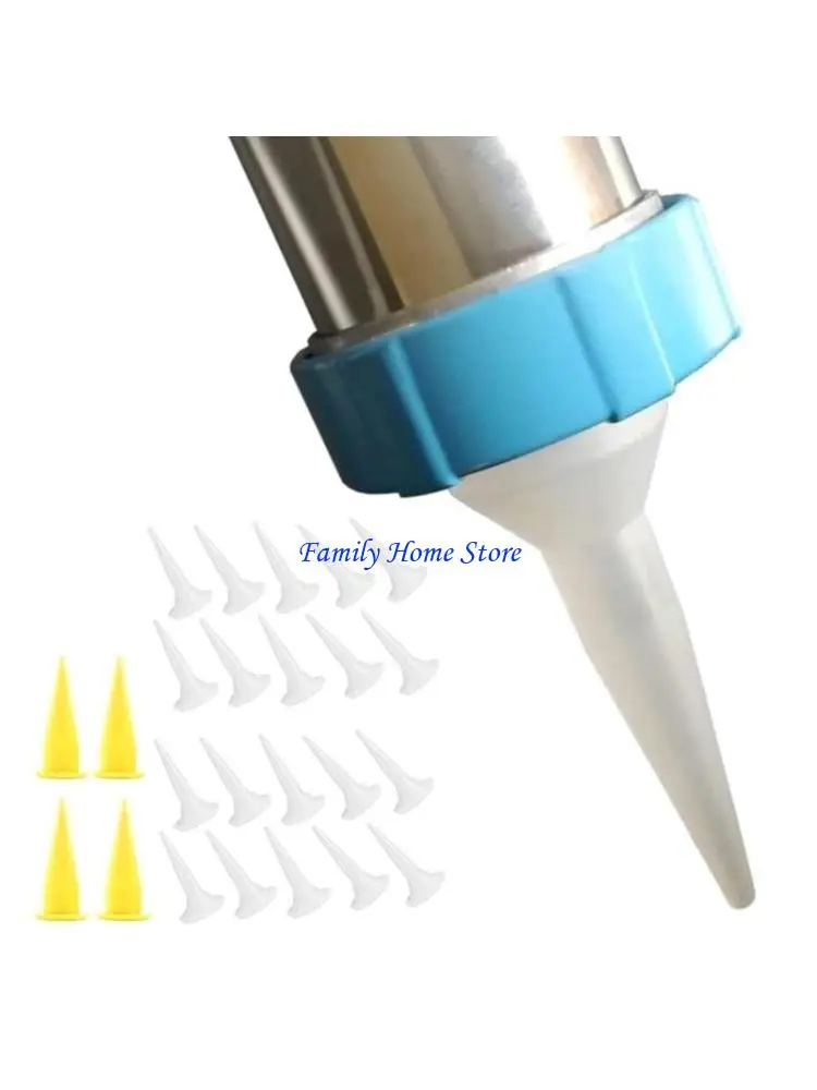 

P0UF Plastic Caulk nozzles caulking Nozzle Tip Replacement Extension Tool Supplies