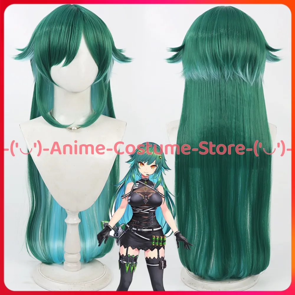 

NIJISANJI VTuber Kitakoji Hisui, парик для косплея, персонаж аниме, Хэллоуин, карнавальный костюм для вечеринки, парики, термостойкие синтетические волосы