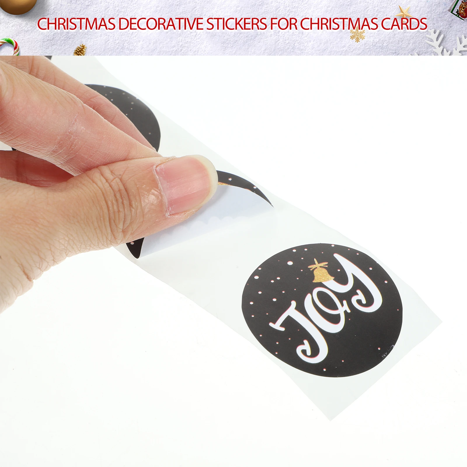 

Christmas Stickers Gift Packaging Self-adhesive Seal Sealing for Boxes Decorate Party Elements Paper Bag
