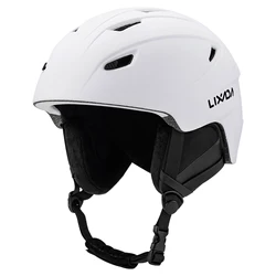 LIXADA Integrated Warm Ski Helmet Adjustable Lightweight Comfortable Snowboard Helmet for All Weather Skiing Skating Riding