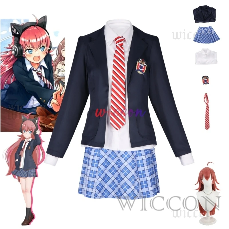

Anime Bang Dream! Cosplay Costume Tamade Chiyu Cosplay Costumes School Uniform Outfit Halloween Party Clothes For Women men