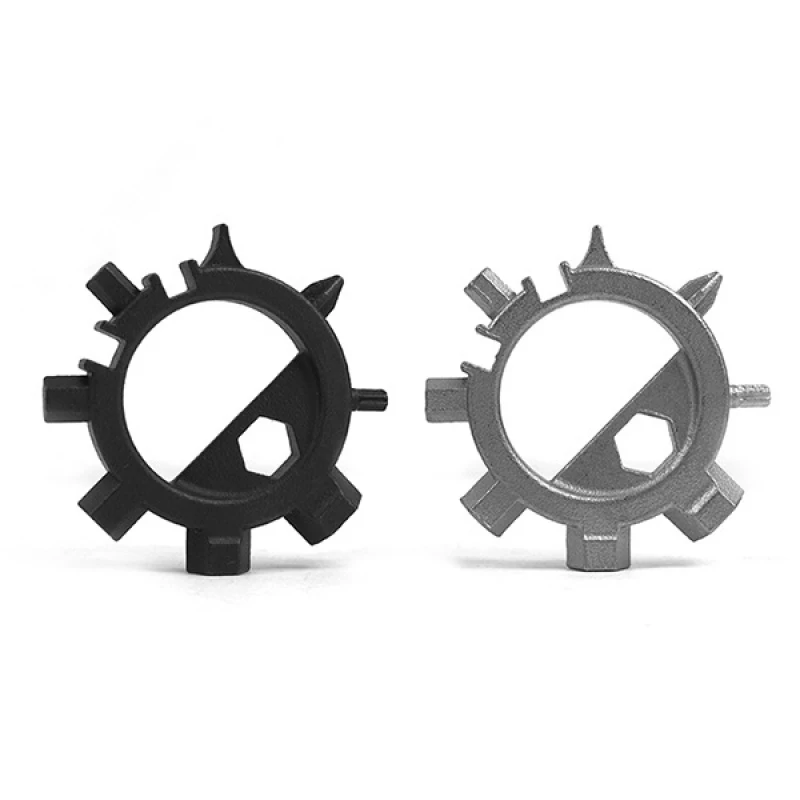 Ngoài Trời Đa Năng Di Động EDC Dụng Cụ Bạch Tuộc Dụng Cụ Sửa Chữa Xe Đạp Phần Cứng Chìa Khóa