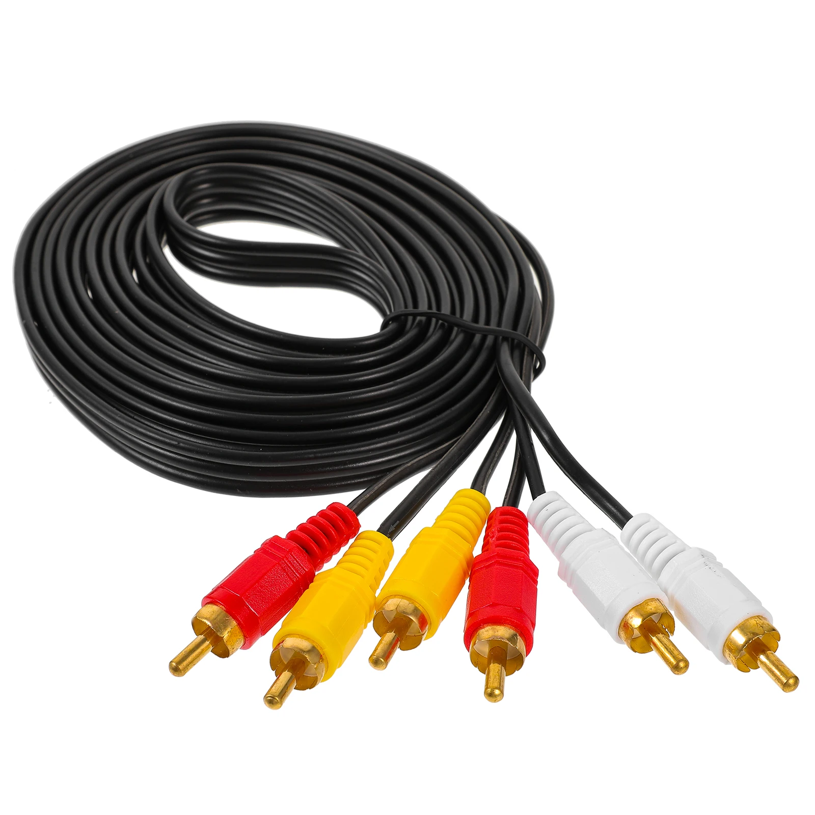 

Cable Audio Video Cord 3M Long for DVD VCD Set- Multiple Inputs Stereo Auxiliary Wire High Stability