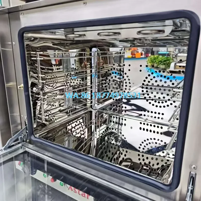Wmwmnu for 1 Tray Bakery Perspective Convection Oven with Steam Hot Air Small Oven for Home Baking Restaurant Hotel Use