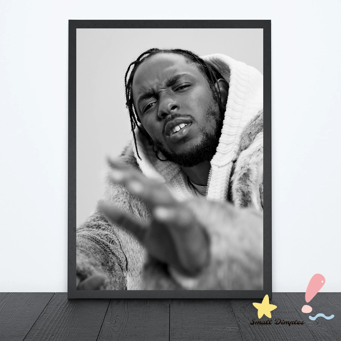 Kendrick Lamar Music Star Poster Canvas Art Print Home Decoration Wall Painting ( No Frame )