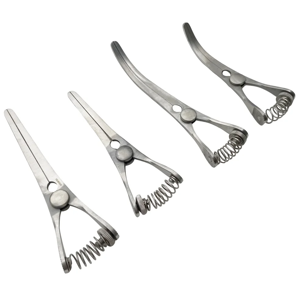 스테인리스 스틸 동맥-정맥 혈관 클립 임시 정맥 폐쇄 지혈기 (교차 지혈용)