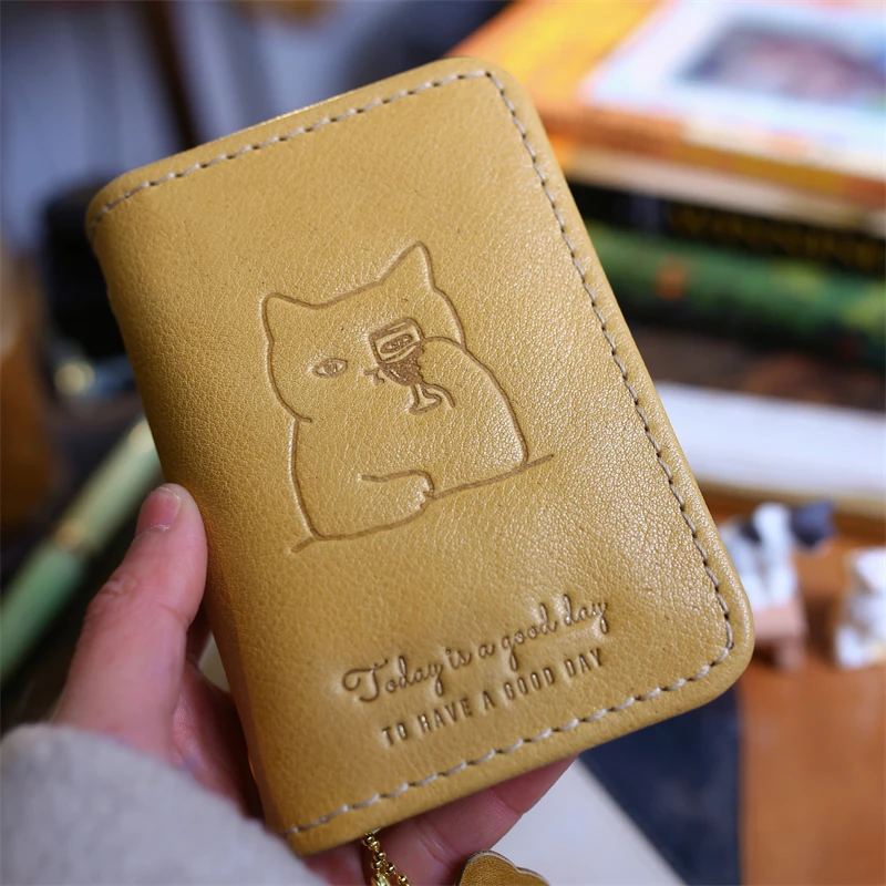 

cats drink alcohol The M5A7 genuine leather cartoon loose-leaf notebook is a handy diary that can be carried around with you