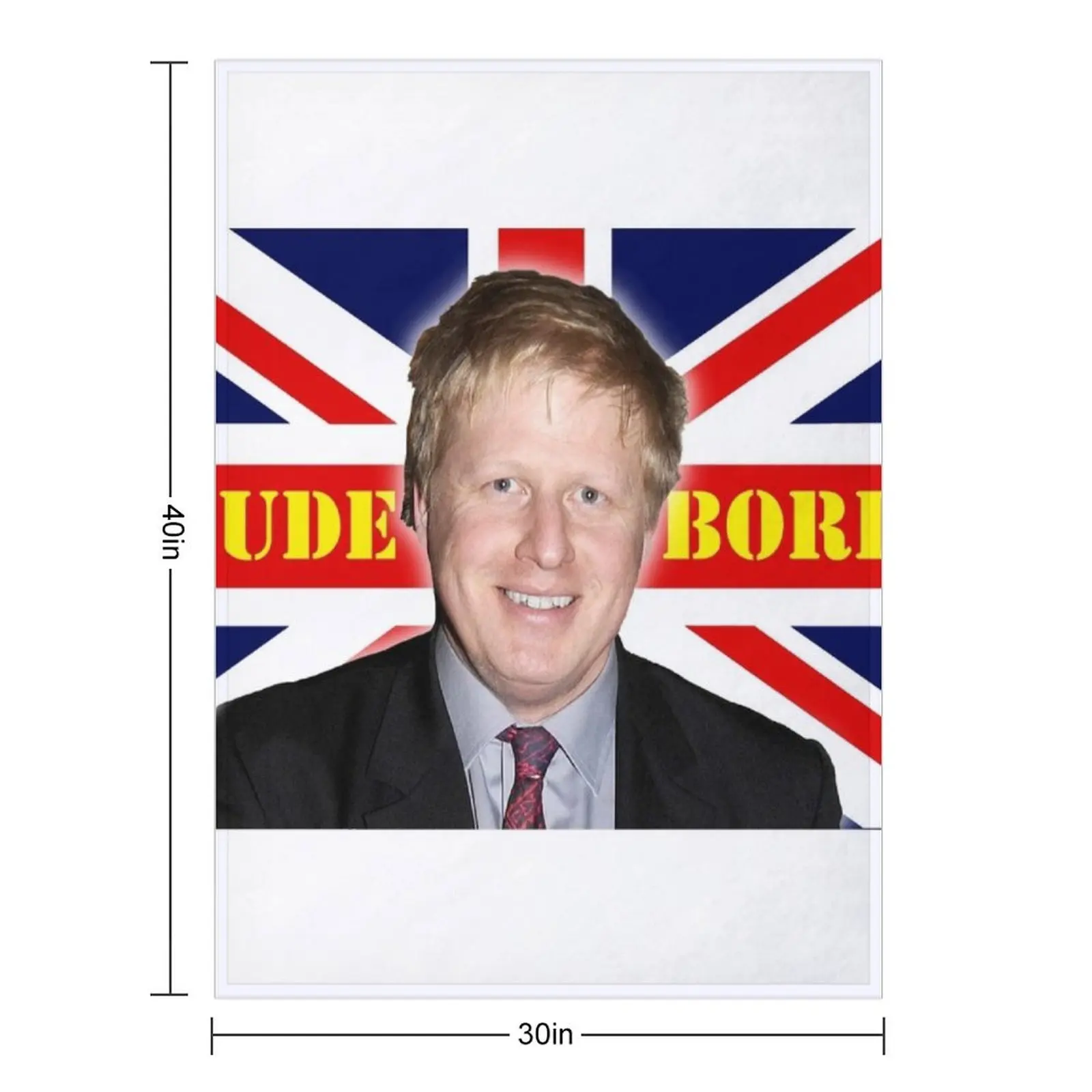 DUDE BORIS UK Prime Minister Boris Johnson Throw Blanket manga Loose Flannel Fabric Shaggy Soft Beds Quilt Blankets