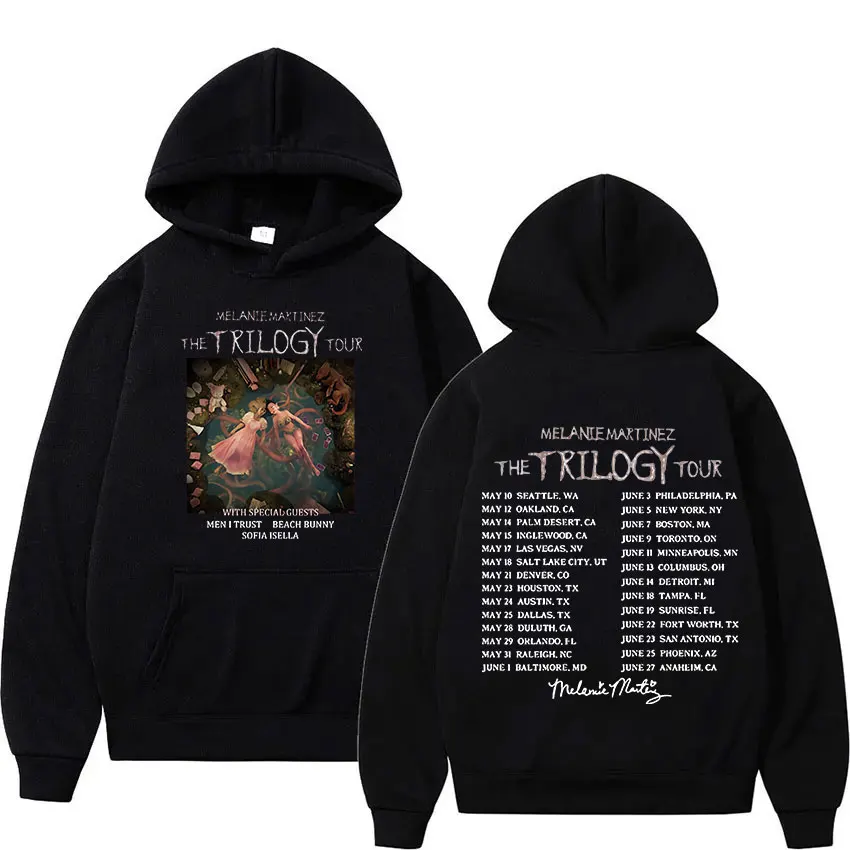 Melanie Martinez die Trilogie Tour 2024 Print Hoodie Mann Frau Retro Langarm Harajuku Mode Sweatshirt Pullover Streetwear