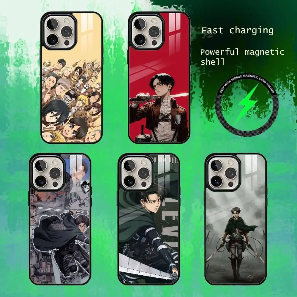 

Cartoon Anime Levi A-Ackerman .jpg Phone Case For iPhone17,16,15,14,13 Plus,Pro Max Magnetic For Magsafe Wireless Charging