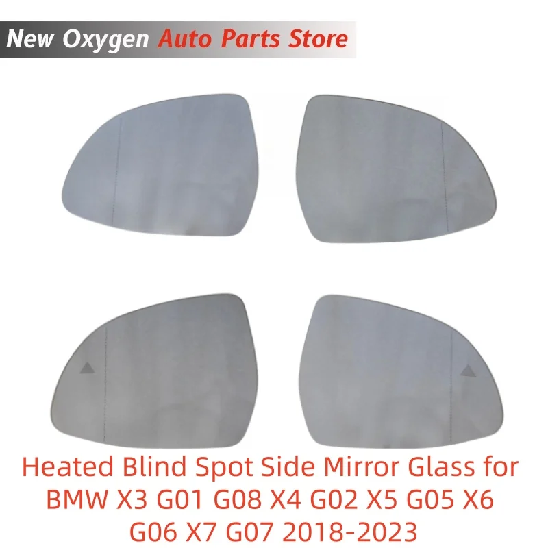 

Heated Blind Spot Side Mirror Glass For BMW X3 G01 G08 X4 G02 X5 G05 X6 G06 X7 G07 2018 2019 2022 2021 2022 2023