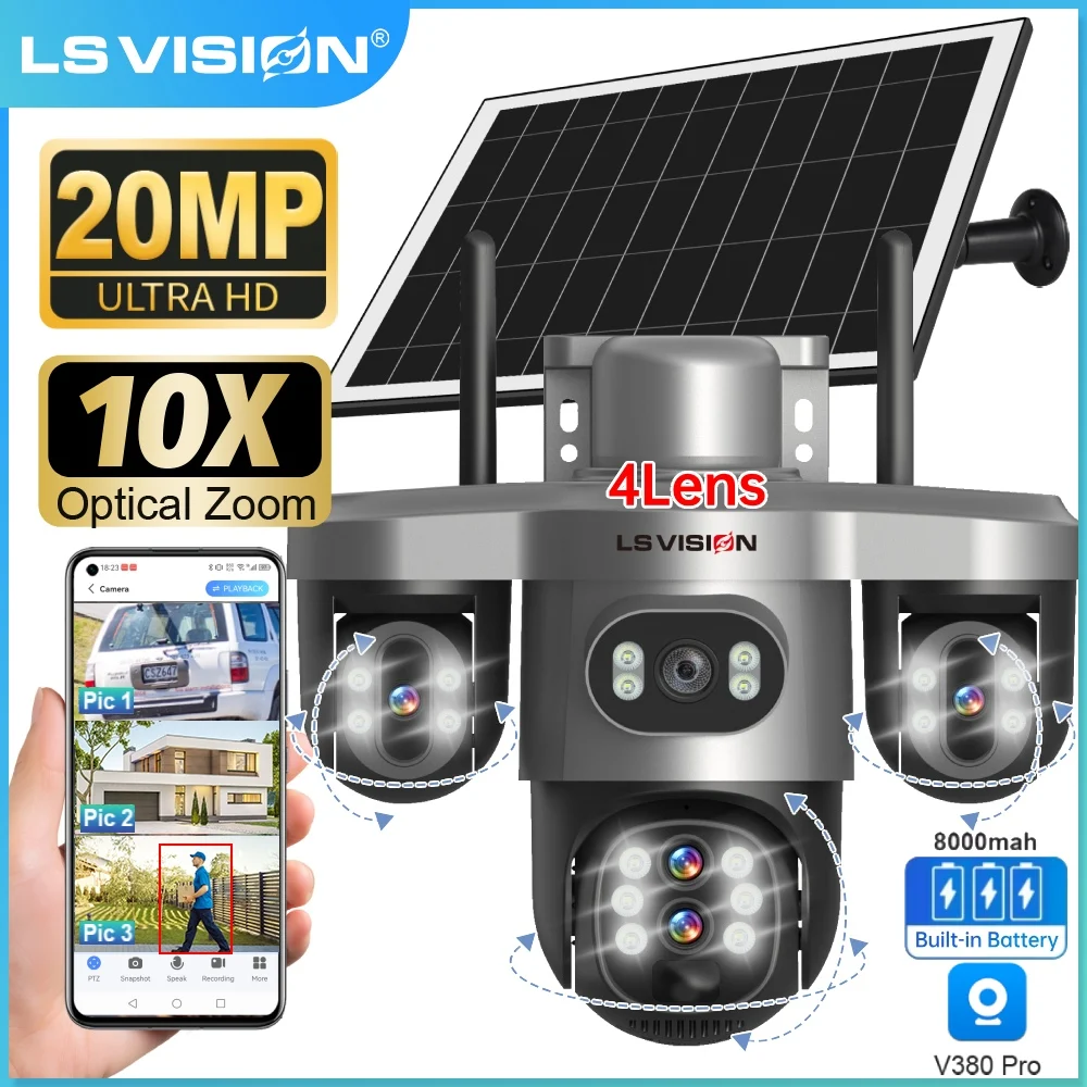 #36 New Solar Powered Security Cameras Arrivals