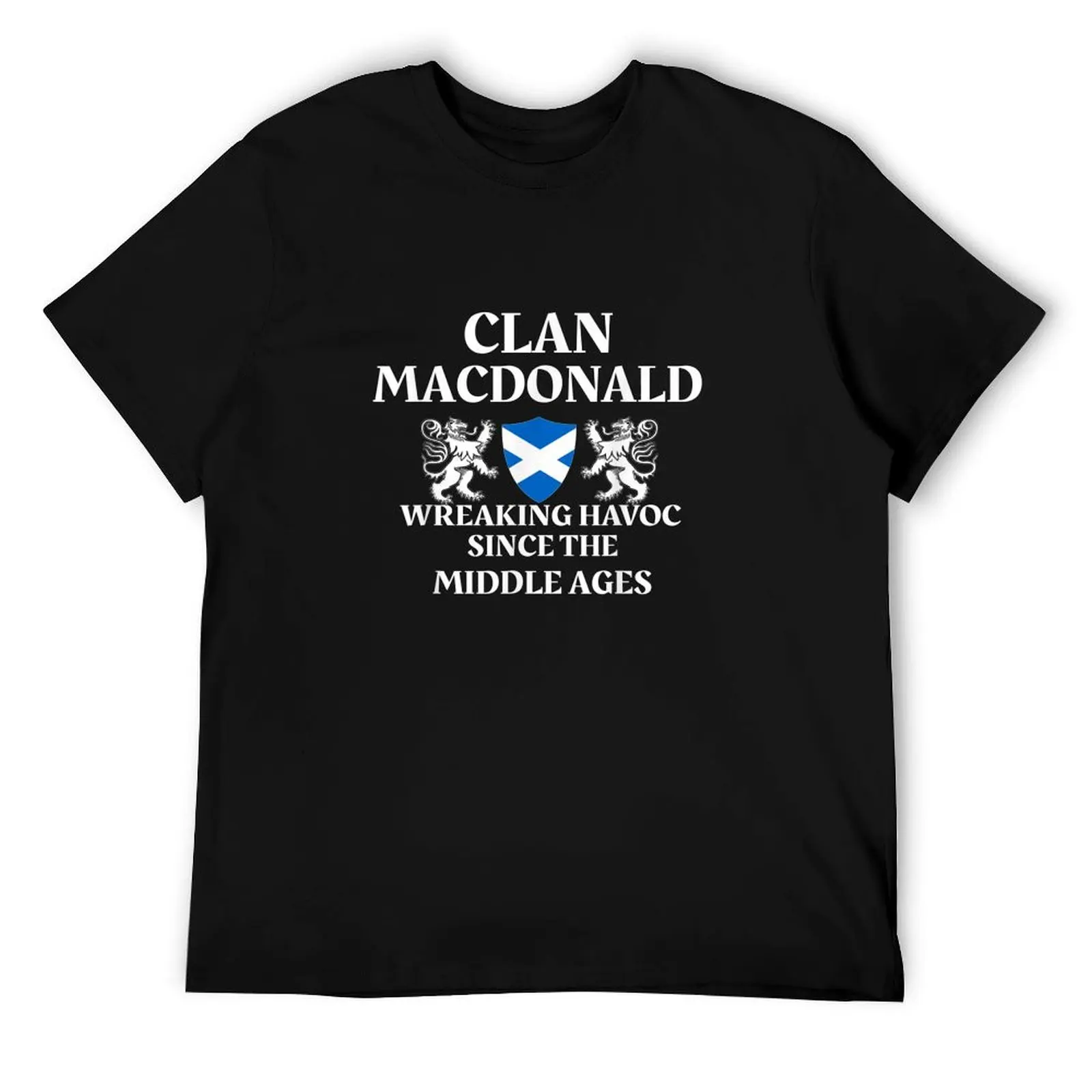 

Macdonald-Scottish-Family-Clan-Scotland-Name-Gift T-Shirt man t shirts cotton man graphic t shirt T-Shirt
