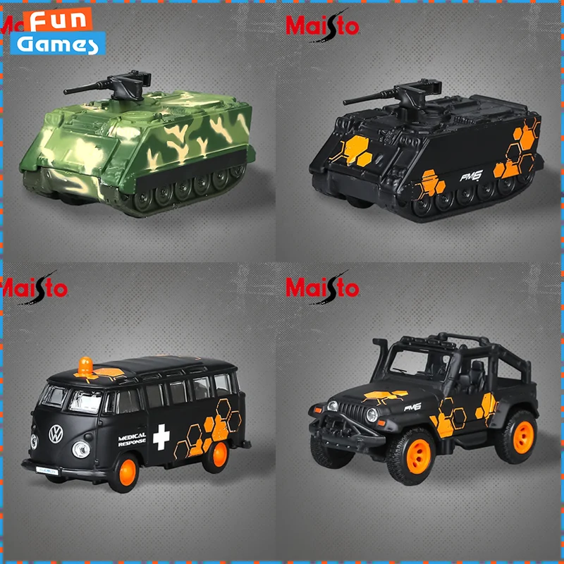 

2025 New Maisto Car Model Simulation Of military Series Car Models Alloy Car Model Collection Display Custom Kids Birthday Gift