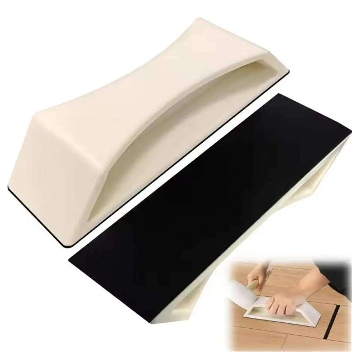 2026 New Floor Tapping Block Installation Tool Kit with Double Head Rubber Mallet Anti-Slip Pad for Wood Flooring Installation
