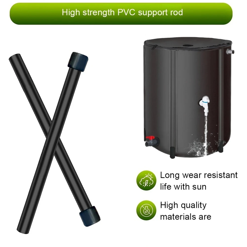 

Rainwater Collection 200L Rain Barrels Garden Irrigation Storage Tanks, Rain Water Recovery Buckets, Collapsible