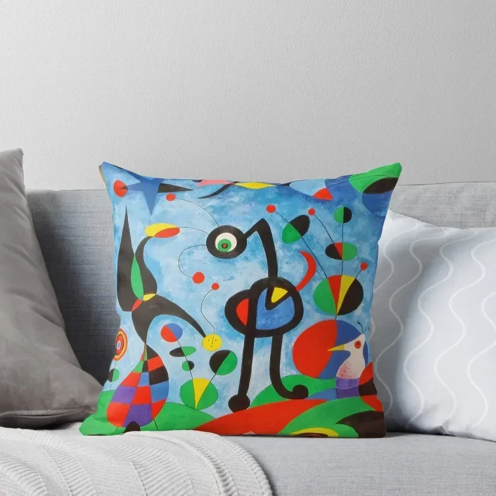 The Garden joan miro 1925 Throw Pillow Cushion Cover Set Sofa Cushions Cushion Cover Luxury Sitting Cushion pillow