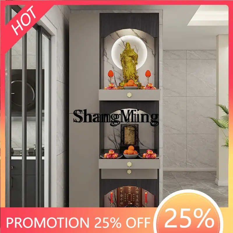 

ZYY Senior Guanyin Buddha Shrine Home Altar Incense Table God of Wealth Worship Table Ancestors God Cabinet Hall God Position