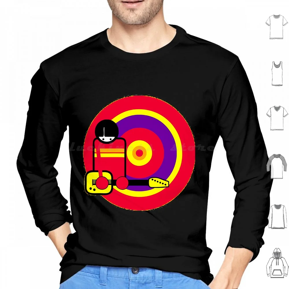 Толстовки Super8 с длинным рукавом Super 8, испанская обложка альбома Indie The Planets Portada, гитара