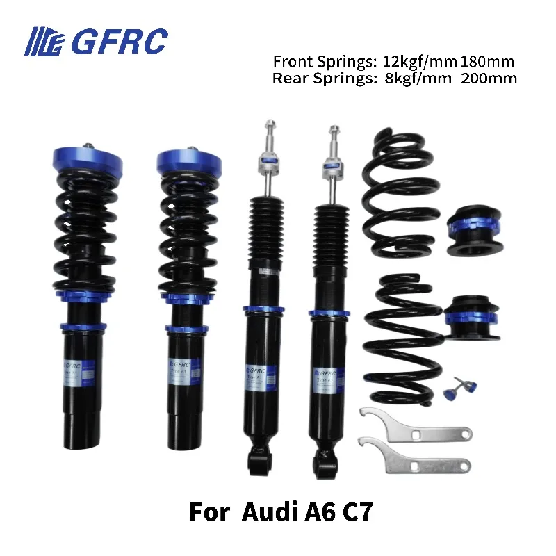 

High-Performance Monotube Coilover Suspension for 2012-2018 Audi A6L(C7) Damping/Height Adjustable Shock Absorber