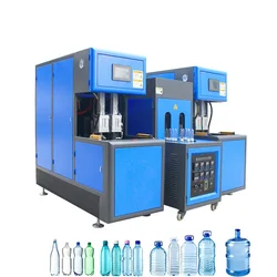 Low Price 50ml 100ml 200ml 500ml 1000ml 2000ml Semi Automatic Pet Bottle Making Stretch Blowing Blow Molding Moulding Machine