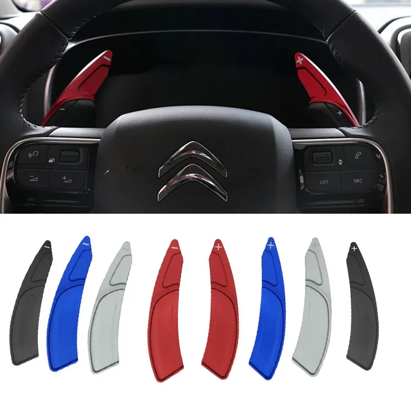 Shift Paddles For Citroen C5 Aircross C4 Grand Picasso Berlingo Spacetourer Car Steering Wheel DSG Shifter Extension Accessories