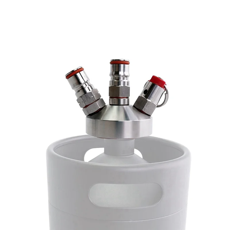 Mini Kegball Lock Faucet System, 35/65 Psiprv, Suitable For All Mini Beer Kegs For Home Brewing.-AT64