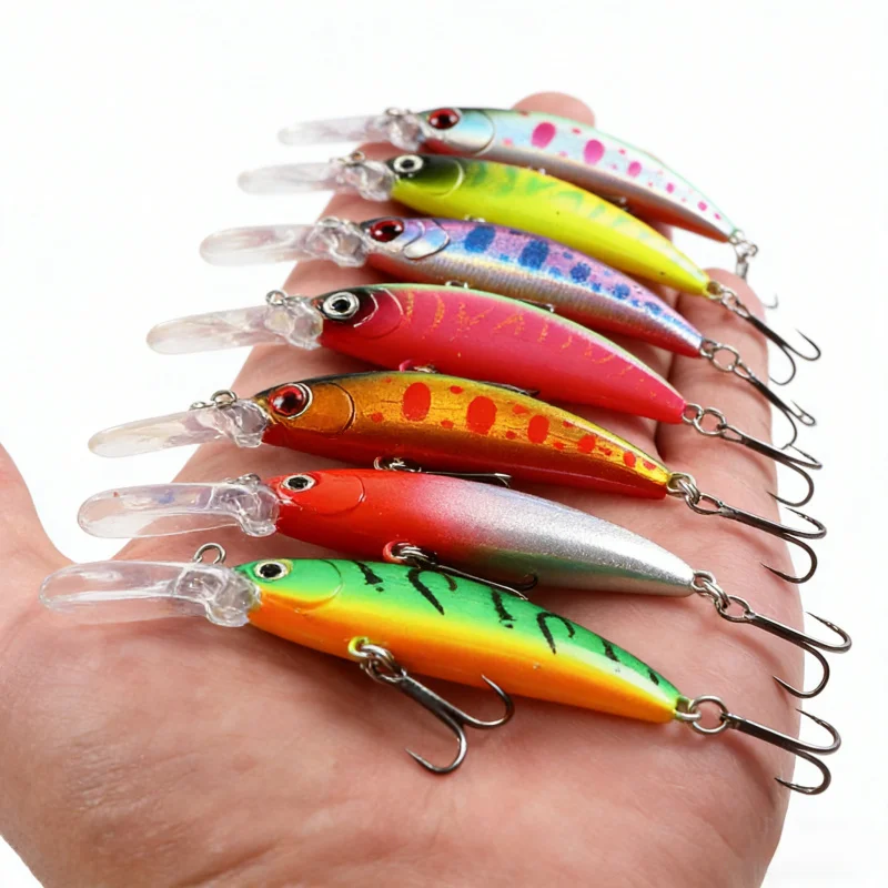 Long Tongue Board Sinking Minnow Lua Lure7cm6gLong Casting Süßwasser-Salzwasser-Angeln Spezialköder für Barsch und Barsch